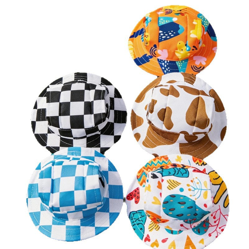 Cute Pet Bucket Hat for Cats & Small Dogs