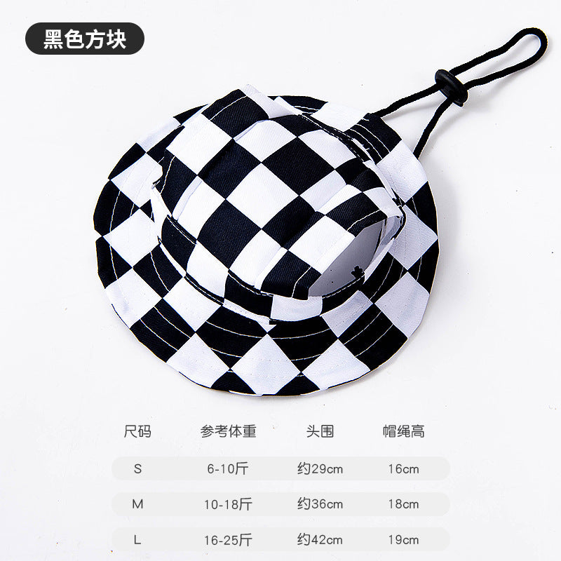 Cute Pet Bucket Hat for Cats & Small Dogs